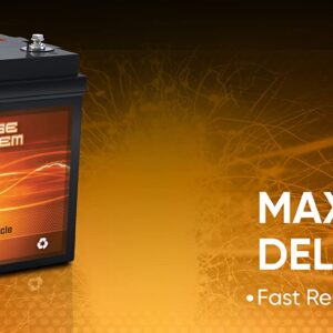 Qty2: VMAX SLR125 AGM Sealed Deep Cycle 12V 125Ah Batteries for Use with Pv Solar Panels, Wind Turbine and Inverters