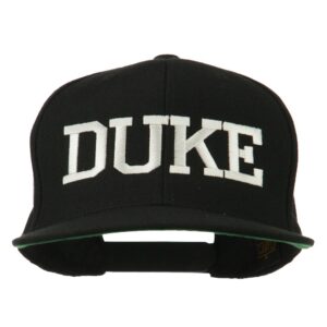 e4Hats.com Halloween Character Duke Embroidered Snapback Cap - Black OSFM