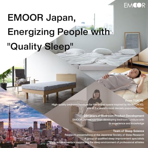 EMOOR Washable Kotatsu Futon Comforter (Uncovered), Square 73x73in, Made in Japan