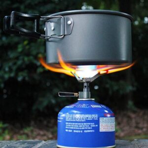 BRS Outdoor BRS-3000T Ultra-Light Titanium Alloy Miniature Portable Picnic Camping Gas Cooking Stove Portable Ultralight Burner 25gram