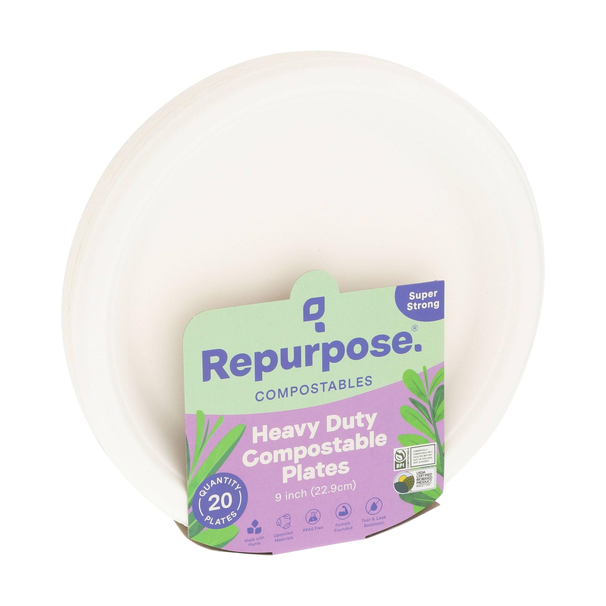 Repurpose, Plates Compostable 9 In 20 Count