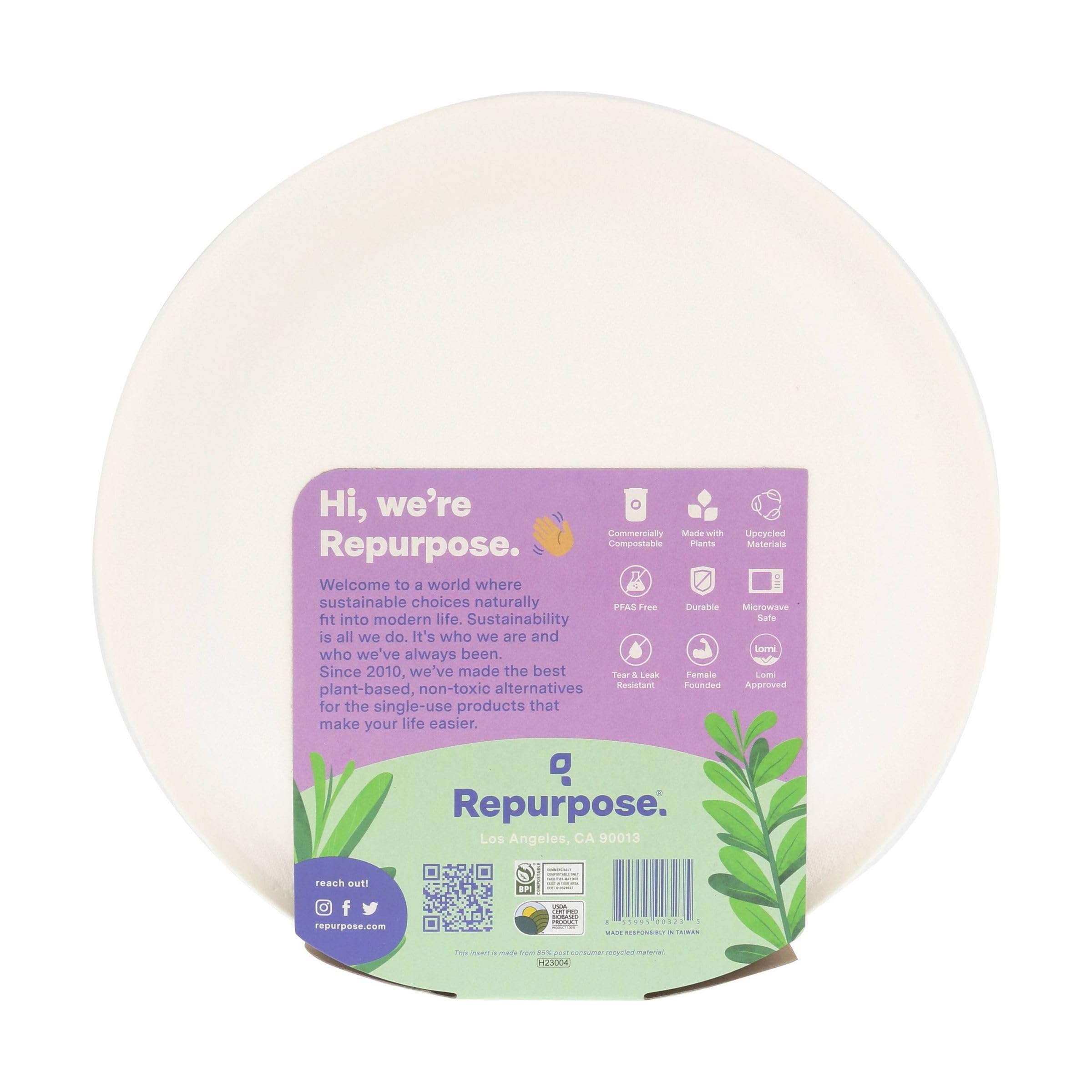 Repurpose, Plates Compostable 9 In 20 Count