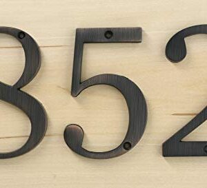 Distinctions 843248 4" Flush Mount House Number 8, No Size, Bronze