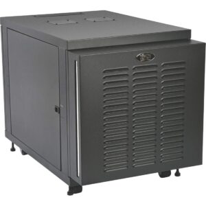 tripp lite 12u rack enclosure server cabinet for harsh environments, ip54, mid-depth, 32.5" depth (sr12ubffd)