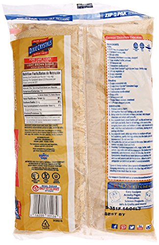 Imperial Sugar Dixie Crystals Light Brown Sugar, 2 lb