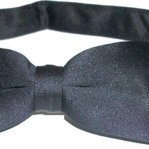 Mens Formal Black Bow-Tie for a Tuxedo