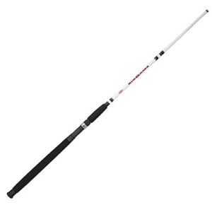 berkley 7’ big game casting rod, one piece nearshore/offshore rod, 12-30lb line rating, medium heavy rod power, moderate fast action, 1-4 oz. lure rating