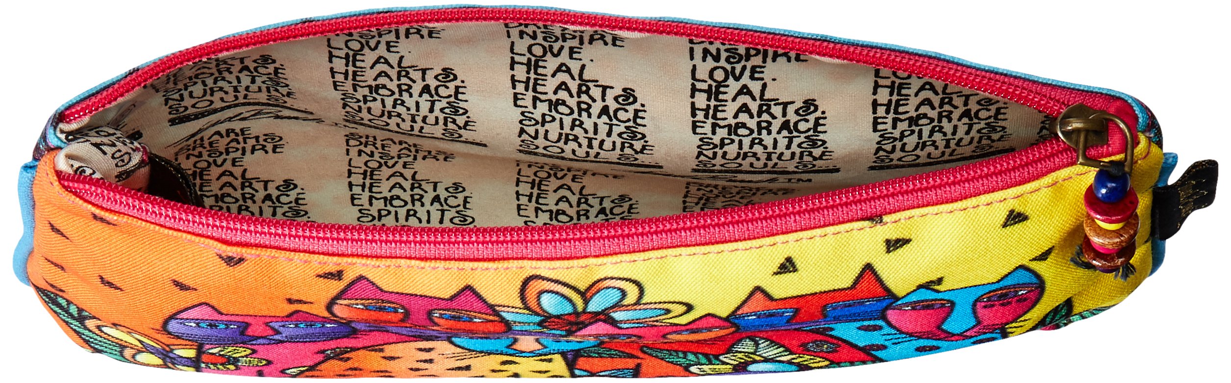 Laurel Burch Cosmetic Bag Set, Feline Clan, 3-Pack