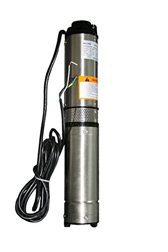 Hallmark Industries MA0419X-12A, Deep Well Submersible Pump, 2HP, 230V 60HZ, 33 Gpm, Stainless Steel, for 4" or bigger well