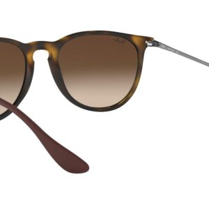 Ray-Ban Erika RB 4171 Sunglasses Rubberized Havana / Brown Gradient