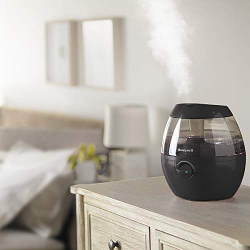 Honeywell HUL520B Mistmate Cool Mist Humidifier Black With Easy Fill Tank & Auto Shut-Off, For Small Room, Bedroom, Baby Room, Office