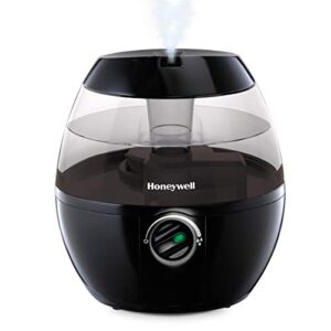 honeywell hul520b mistmate cool mist humidifier black with easy fill tank & auto shut-off, for small room, bedroom, baby room, office