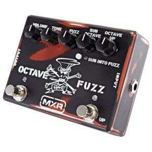 Dunlop SF01 Slash Octave Fuzz Stomp Box Guitar Effects Pedal w/ 2 Patch Cables