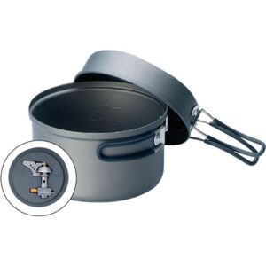 kovea solo lite titanium stove with high purity hard anodizing cook set