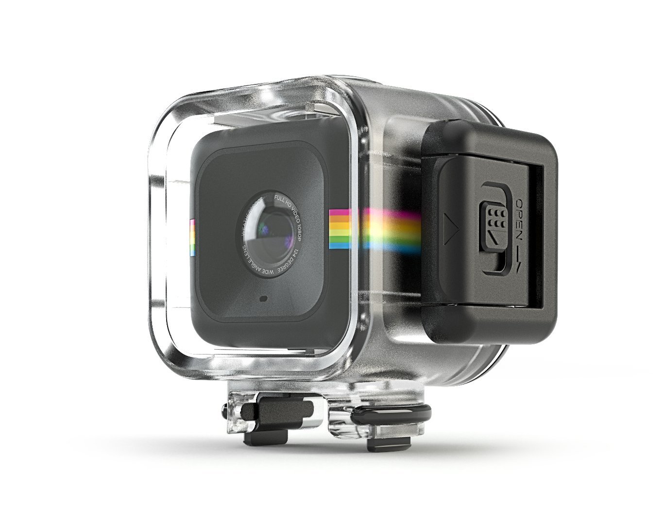 Polaroid Waterproof Shockproof Case for the Polaroid CUBE, CUBE+ HD Action Lifestyle Camera – Connects to All Mounts in CUBE Series