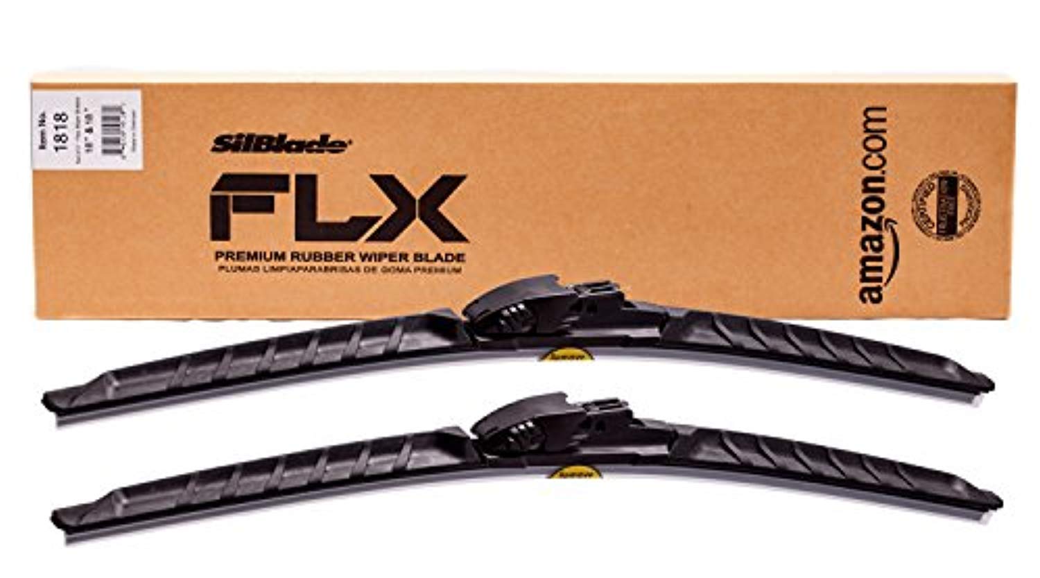 SilBlade FLX 2416 Premium Beam Wiper Blade Set - 24"/16" | Fits various models of Acura, Chevrolet, Ford, Honda, Hyundai, Kia, Lexus, Mitsubishi, Ram, Saturn, Scion, Subaru, Toyota