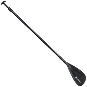 SeaSense Ex-O Blade 2 Adjustable Stand-Up Kayak Paddle, Black, 63” - 82” - Aluminum Shaft, Comfort Grip Knob - For Adults, Great for Recreational Paddling, Touring, Racing & SUP Yoga