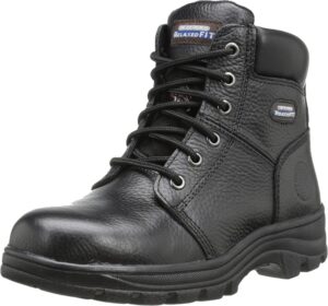 skechers for work women's workshire peril boot, black, 9 m us