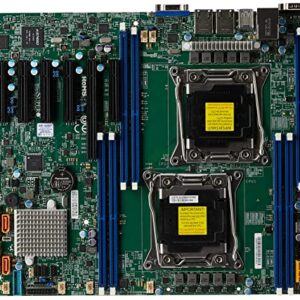 Supermicro Motherboard MBD-X10DRL-I-B LGA2011 E5-2600v3 C612 DDR4 PCI-Express SATA ATX Brown Box