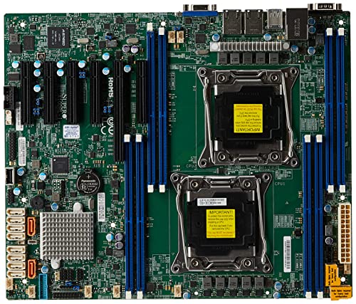 Supermicro Motherboard MBD-X10DRL-I-B LGA2011 E5-2600v3 C612 DDR4 PCI-Express SATA ATX Brown Box