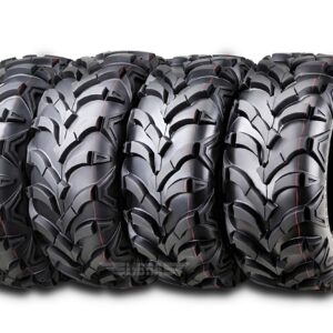 WANDA Set of 4 AT MASTER ATV/UTV Tires 23x8-11 Front & 24x9-11 Rear /6PR P341-10147/10153