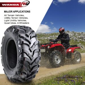 WANDA Set of 4 AT MASTER ATV/UTV Tires 23x8-11 Front & 24x9-11 Rear /6PR P341-10147/10153