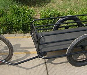 Trail-Monster Cargo Trailer, Matte Black