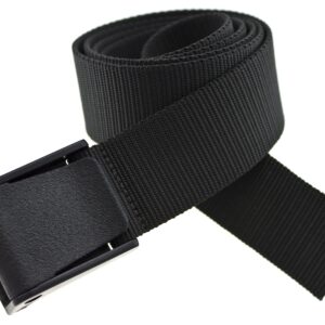 Titan Durable Outdoor Nylon Web Belt Metal Free (Black)