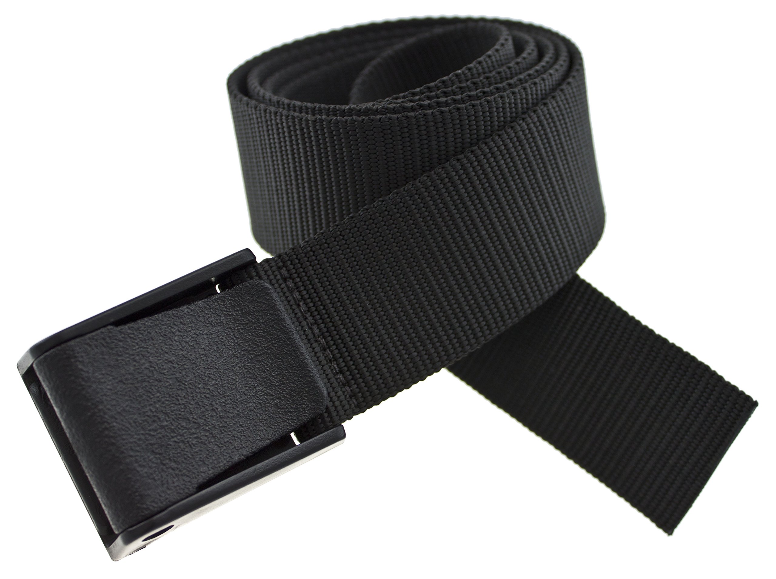 Titan Durable Outdoor Nylon Web Belt Metal Free (Black)