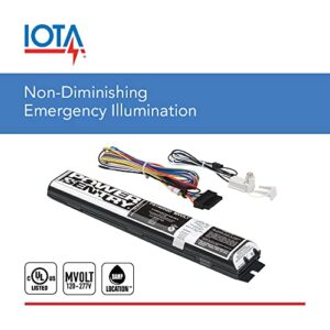 Lithonia Lighting PS1400QD MVOLT SD Quick Disconnect Emergency Ballast With Battery Control Module, 1400 Lumens Reduced-Profile, 120-227 Volts, Black