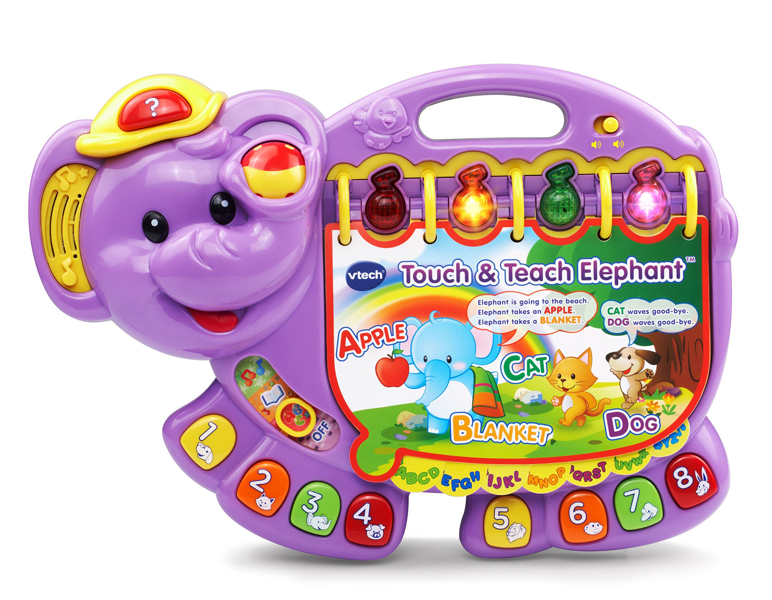 VTech Touch and Teach Elephant, Purple