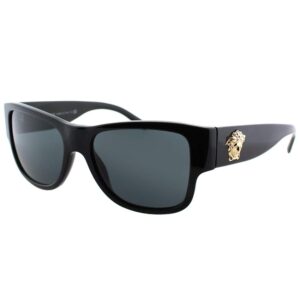 versace sunglasses ve4275 gb1/87 acetate black - gold black