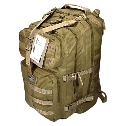 NexPak 21" 3400 cu.in. Tactical Hunting Camping Hiking Backpack ML121 TAN