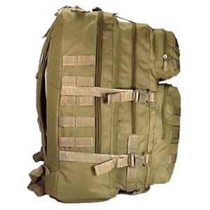 NexPak 21" 3400 cu.in. Tactical Hunting Camping Hiking Backpack ML121 TAN