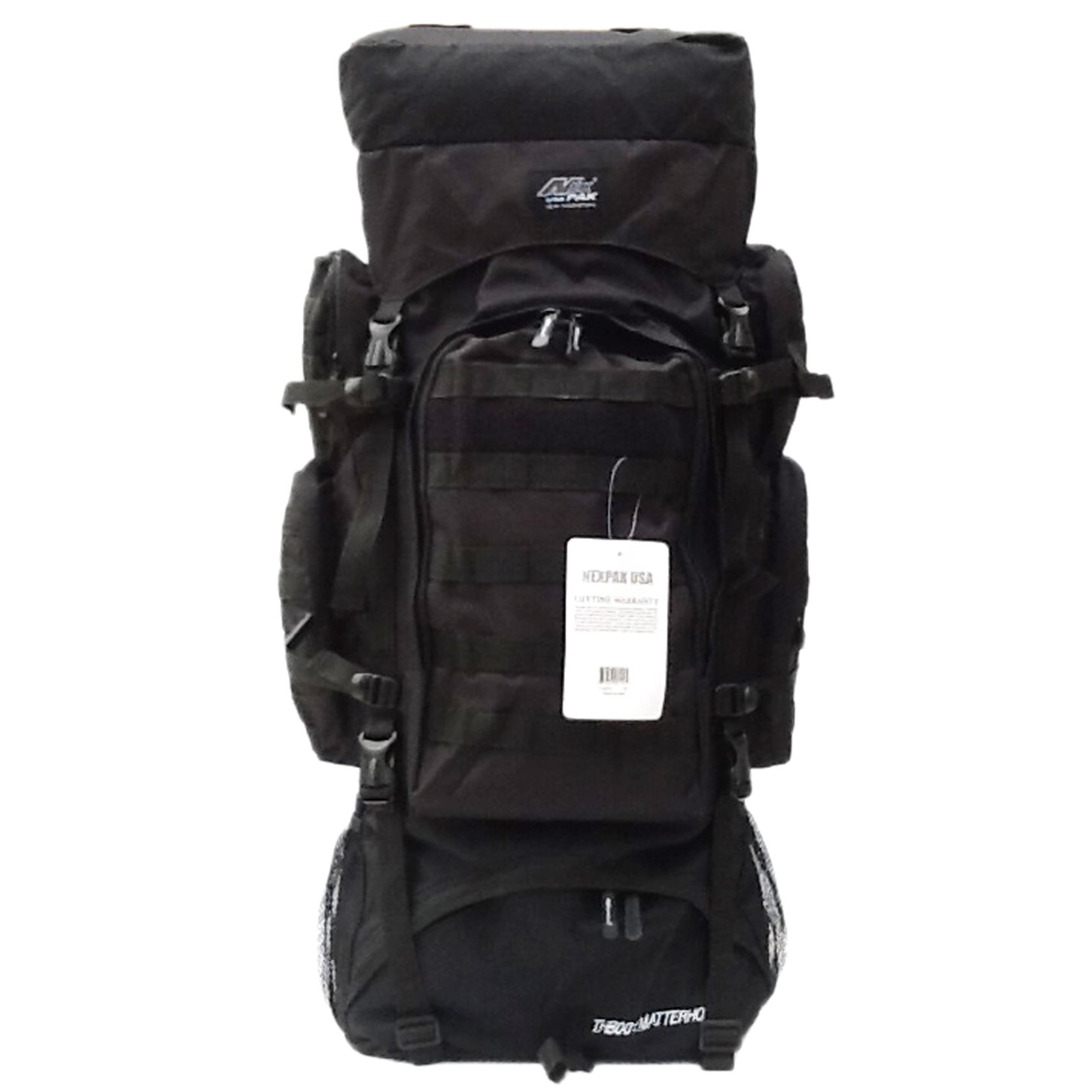 Nexpak 34 5200 cu. in. Tactical Hunting Camping Hiking Backpack THB001 BK BLACK