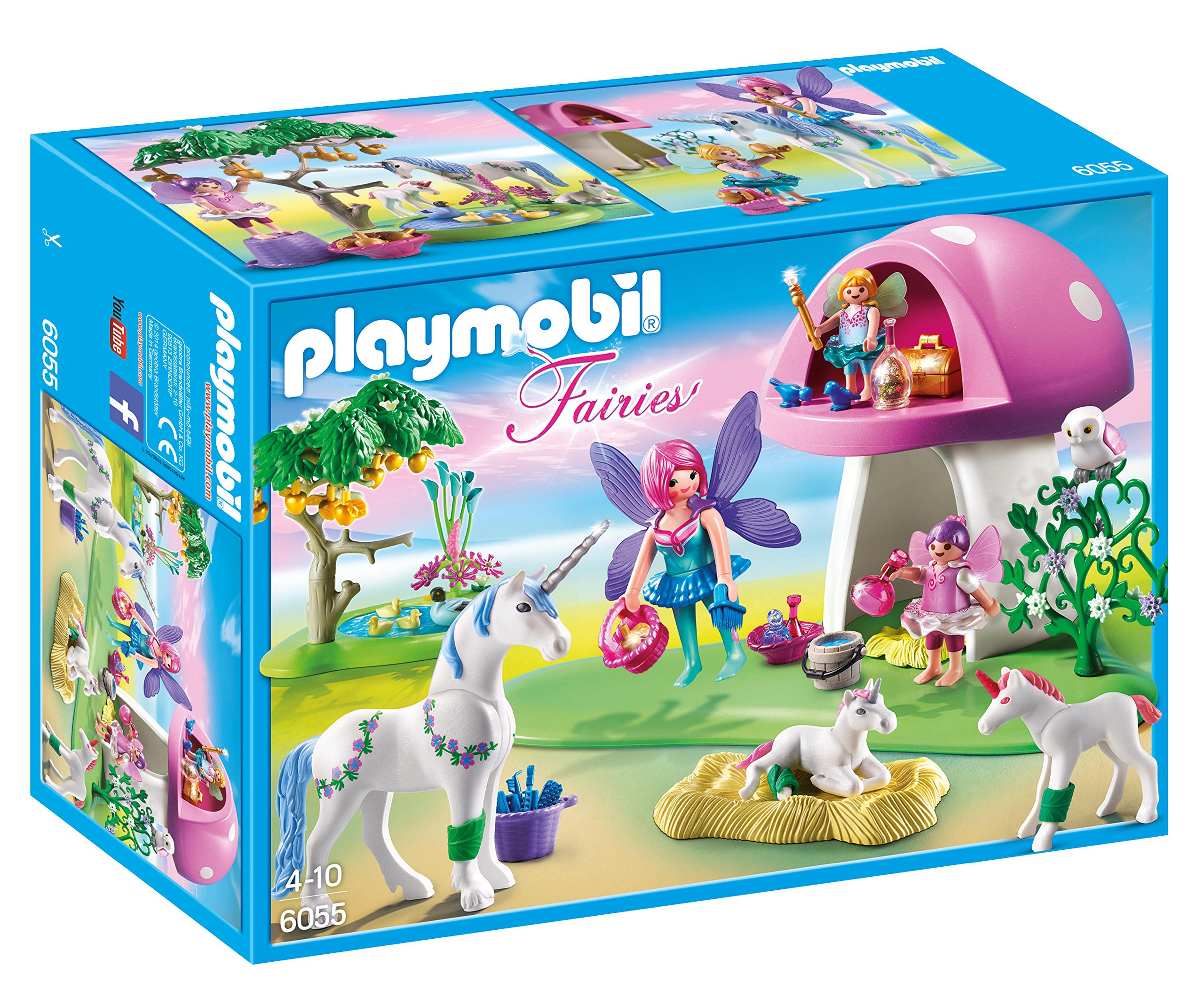 Playmobil Fairies with Toadstool House Building Kit