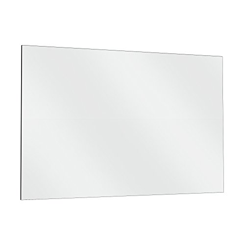 Fab Glass and Mirror GM48x60 HD Tempered Glass Wall Mount Mirror for Gym & Dance Studio, 48" x 60", Clear