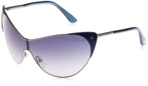 tom ford women's tmf-sung-ft0364-89w-0 designer sunglasses, gunmetal/indigo