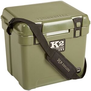 k2 coolers summit 20 cooler, duck boat green