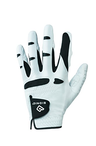 Bionic StableGrip with Natural Fit Golf Glove - White (Cadet X-Large, Left)