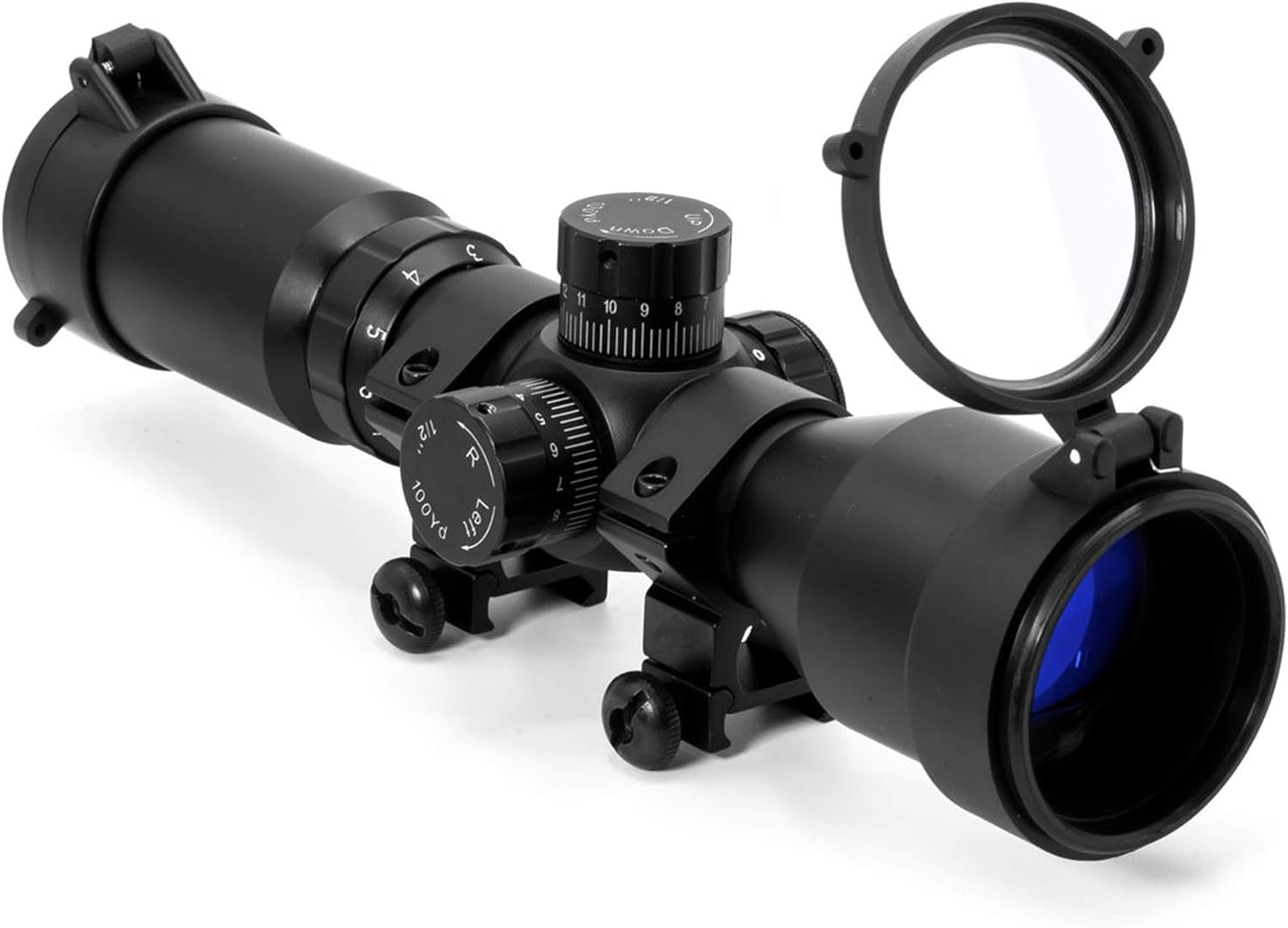 Osprey Global CP3-9X42MDG Compact 3-9X 42 Scope with Illuminated MIL Dot Glass Reticle. 1/2 MOA