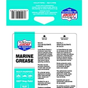 Lucas Oil 10682 Marine Grease 3 Ounce Combo Pack