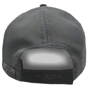 Harley-Davidson Men's Baseball Cap, H-D Bar & Shield Mesh Hat w/Distrssed Bill Black