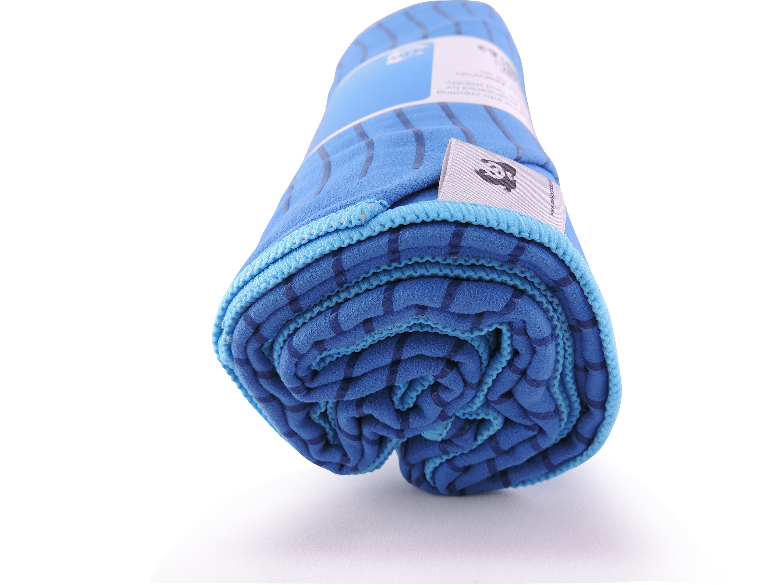 Zen Panda - Best Grippy Hot Yoga Towel with Eco Non Skid or Slip Technology for Covering Bikram Mat