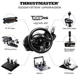 Thrustmaster T300RS Racing Wheel with Pedals (Compatible with PS5, PS4, PC)