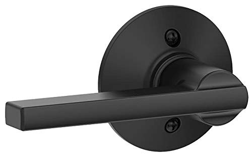 Schlage F170 LAT 622 Latitude Single Dummy Door Lever, Matte Black