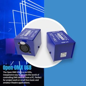 Enttec Open DMX USB 70303 Lighting Interface - Open Source/Hardware Only - Entry Level Model