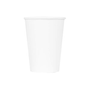 karat 12oz premium white paper hot coffee cups diameter 3.54", disposable, leak-resistant double poly-lined, ideal for restaurants - pack of 1000