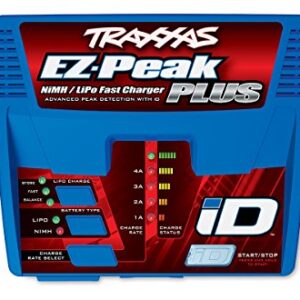 Traxxas 2970 EZ-Peak Plus 4-Amp NiMH/LiPo Fast Charger with ID Auto Battery Identification Vehicle