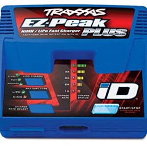 Traxxas 2970 EZ-Peak Plus 4-Amp NiMH/LiPo Fast Charger with ID Auto Battery Identification Vehicle